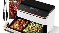 Fritéza TwinFry nabízí monost vyuití Wi-Fi, asova, udrení teploty,...