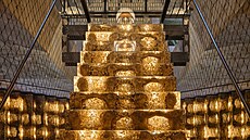 Unikátní je pedevím materiálové, a tím i vizuální eení stup schodit,...