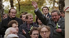 Slavnost k obnoveni �eské státnosti v Praze na Vy�ehrad� 24. 10. 1992. Zleva...