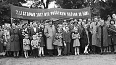 Svaz �eskoslovensko-sov�tského p�átelství uspo�ádal 12.�ervna 1949 u...