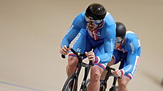 eský sprinterský tým David Peterka, Matj Tamme a Dominik Topinka na MS v Chile