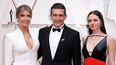 Nicole Kimpelová, Antonio Banderas a jeho dcera Stella Banderasová v Los...
