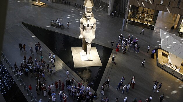 Nové Muzeum starověkého Egypta v Gíze nabídne desítky tisíc exponátů včetně...