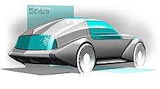 Návrh moderní interpretace kody Popular Monte Carlo od designéra Petra Sieberta