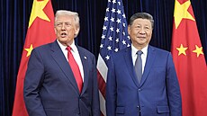 Americký prezident Donald Trump a jeho ínský protjek Si in-pching zahájili...