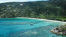 Australský ostrov Lizard Island, který se nachází v oblasti Velkého bariérového...