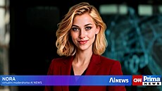 Virtuální moderátorka Nora bude divákm radit ve videopodcastu AI NEWS