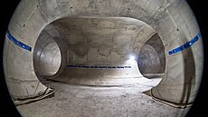 První kompletn� vyra�ená stanice metra D je Olbrachtova. (30. �íjna 2025)