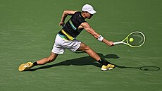 Dalibor Svrina v prvním kole na turnaji v anghaji