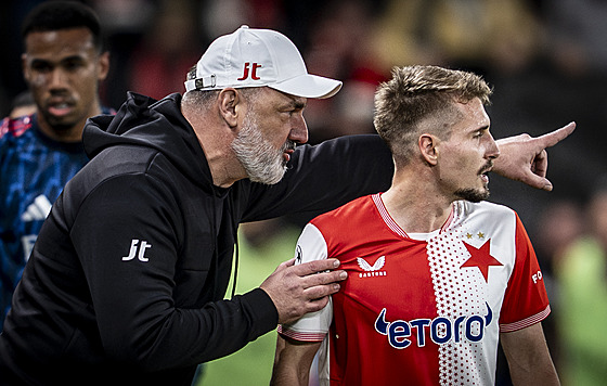Slávistický trenér íká své pedstavy o herním projevu Michalu Sadílkovi.