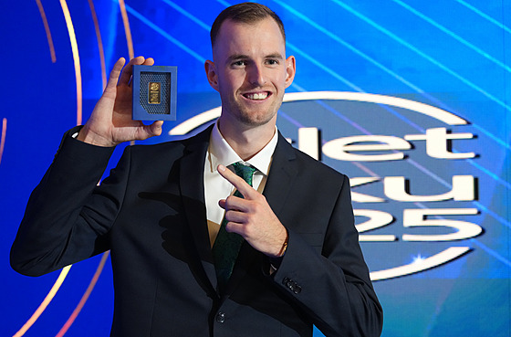 Vý�ka� Jan �tefela, vít�z ankety Atlet roku