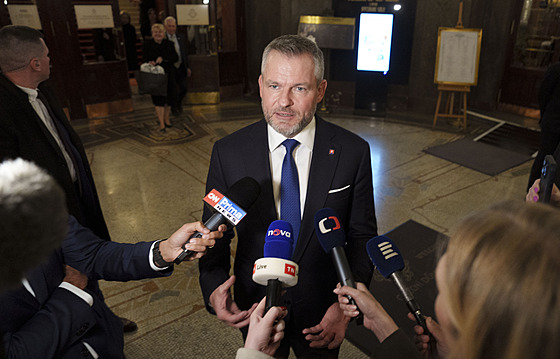 Slovenský prezident Peter Pellegrini (4. listopadu 2025)