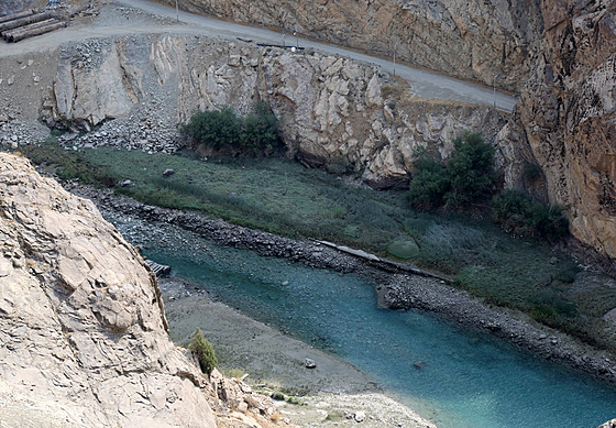 Amír Kabír, jedna z pti nádrí, které zásobují íránské hlavní msto Teherán....