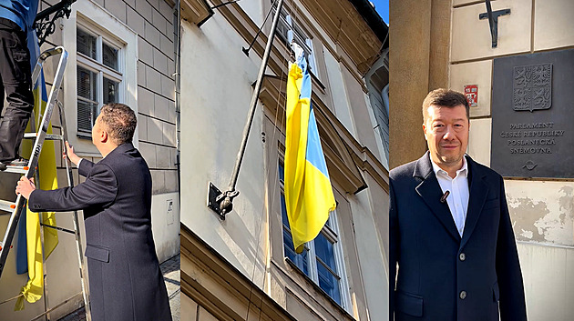 OBRAZEM: Jak vypadá Sněmovna po večerním střetu o ukrajinskou vlajku