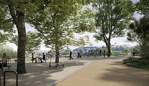 Chotkovy sady se promění v parádní park s výhledy. Praha ukázala vizualizace