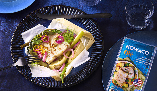 Svěží filé v papilotě