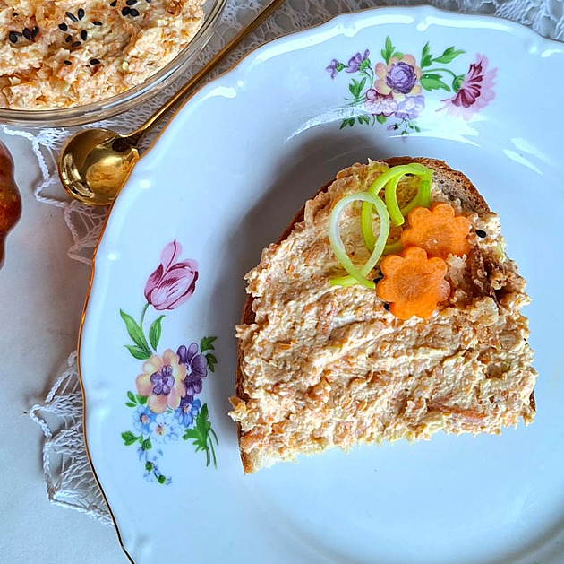 Pomazánka z kořenové zeleniny podle Veroniky Fúskové