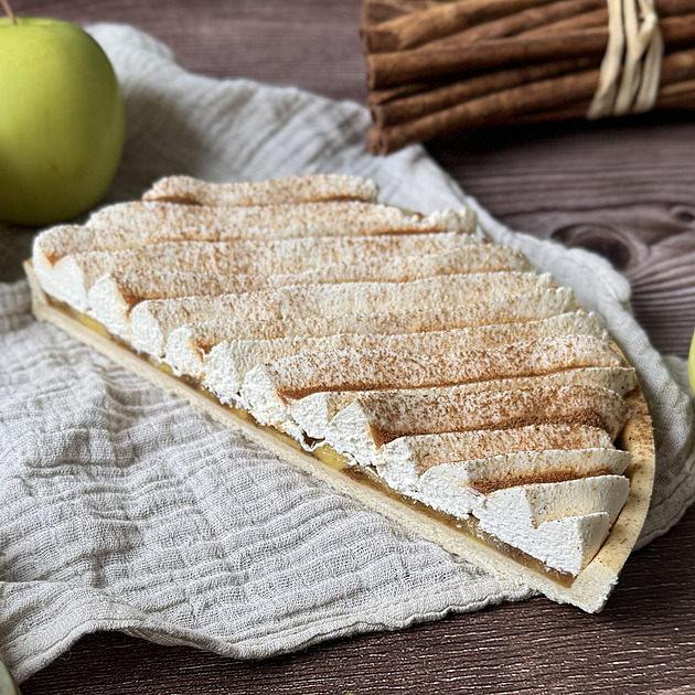 Podzimní tartaletka s jablky a skořicovou ganache podle Gabriely Volfové