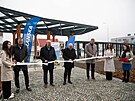 M�sto Prost�jov slavnostn� otev�elo nov� dopravn� termin�l v ulici �jezd, kter�...