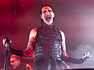 Marilyn Manson na koncertu v Chicagu. (listopad 2025)