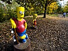 Poh�dkov� les v B�lin�. Bart a L�za Simpsonovi.