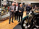 N�rodn� technick� muzeum v Praze vystavuje 30 motocykl� zna�ky...