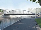 Architektonickou sout� na novou podobu mostu i jeho okol� vyhr�l Atelier...