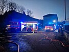 Po�ár vzduchotechniky pr�myslového objektu v Lomnici nad Popelkou. (7....