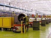 Jedna z továren na obohacování uranu v Rusku.