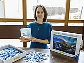 Historicky první mistryn svta v jednotlivcích ve skládání puzzle Jana...