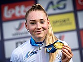 Barbora Bukovská jako juniorská mistryn Evropy