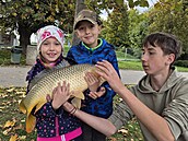 První úlovek a hned 70cm kapr