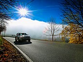 Inverzní poasí na umav. Na snímku je silnice u obce etenice nedaleko...