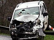 Nehoda s nepipoutaným spolujezdcem na zadní sedace