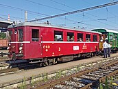 Souprava motorových voz M131.1454 a M152.0486 spolku Kromíská dráha s...