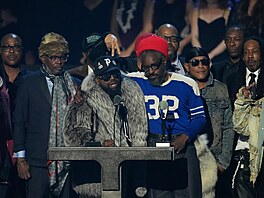 Slavnostní ceremoniál uvedení do Rokenrolové sín� slávy 2025, který se odehrál...