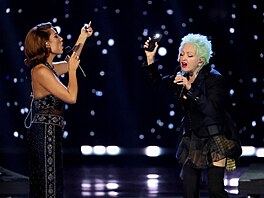 Slavnostní ceremoniál uvedení do Rokenrolové sín� slávy 2025, který se odehrál...