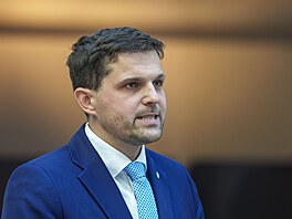 Tisková konference ministra ivotního prostedí Petra Hladíka (KDU-SL) ped...