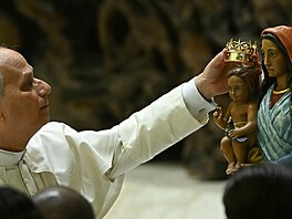 Pape Lev XIV. ve Vatikánu (18. íjna 2025)