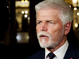 Prezident Petr Pavel bhem setkání se svým slovenským protjkem Peterem...