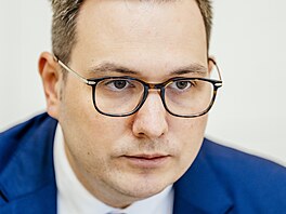 Kon�ící ministr zahrani�í Jan Lipavský (6. listopadu 2025)