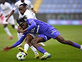 Momentka z utkání Liberce s Karvinou.