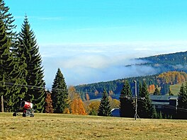 Inverze a barevný podzim na �umav�. (7. listopadu 2025)