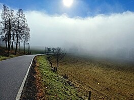 Inverze a barevný podzim na umav. (7. listopadu 2025)