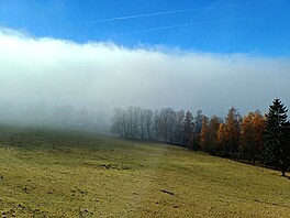 Inverze a barevný podzim na �umav�. (7. listopadu 2025)