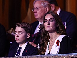 Princ George a princezna Kate v Royal Albert Hall v Londýn� (8. listopadu 2025)