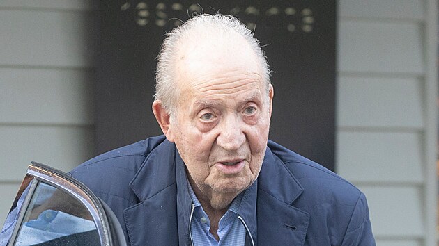 Juan Carlos v galicijsk�m m�st� Sanxenxo (5. listopadu 2025)