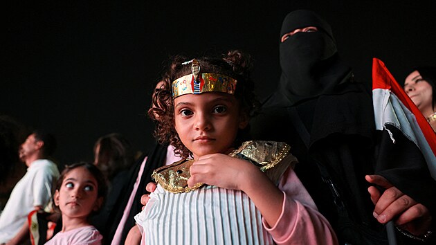 Slavnostn oteven Velkho egyptskho muzea. (1. listopadu 2025)