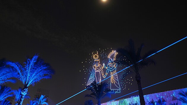 Slavnostn oteven Velkho egyptskho muzea. (1. listopadu 2025)