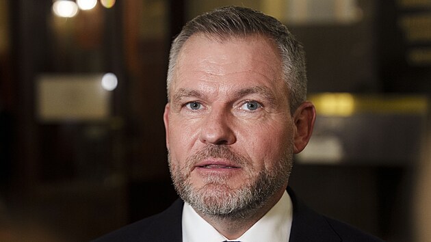 Slovensk� prezident Peter Pellegrini (4. listopadu 2025)